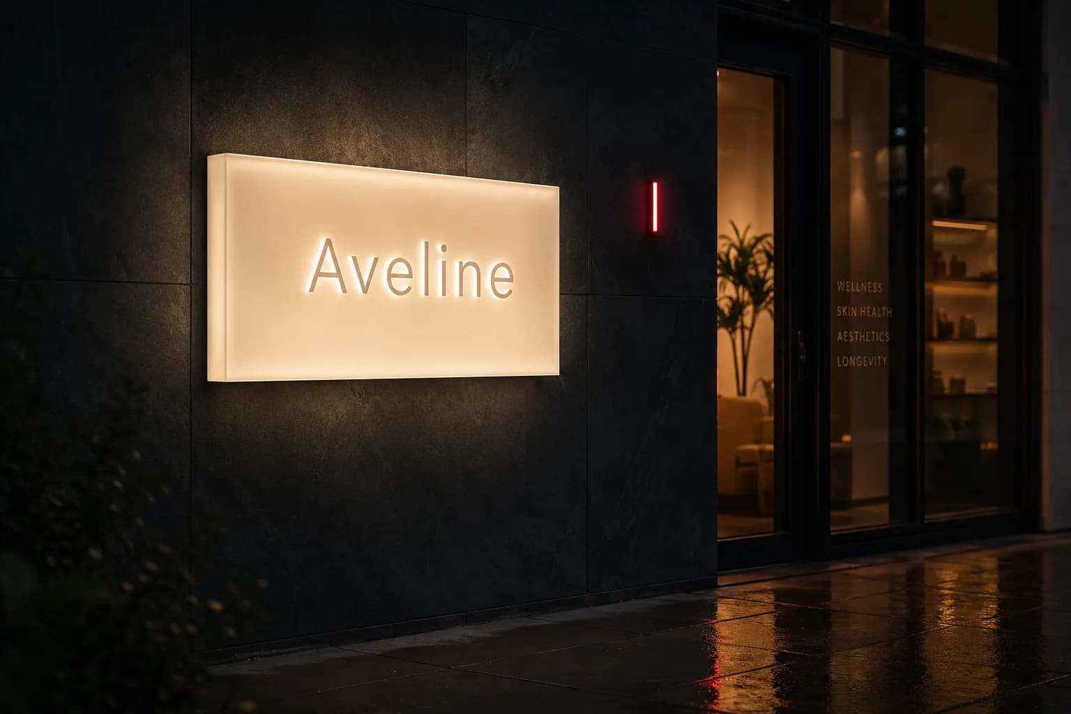 Illuminated 3D backlit sign at night — custom signage built in Montreal by Signs and All