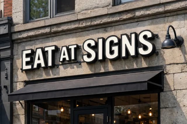 Restaurant Signs — day
